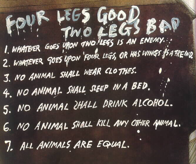 animal farm ten commandments